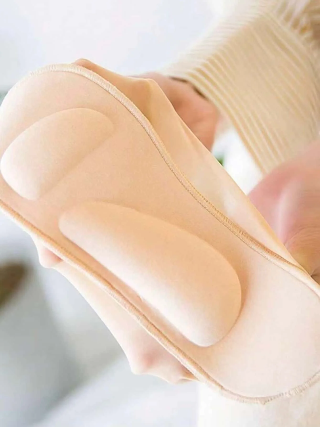 Frauen Einlegesohlen 3D Stretch Atmungsaktive Deodorant Lauf Kissen Einlegesohlen für Unsichtbare Socke Einlegesohle Schuhe Sohle Orthopädische Pad Wd-1 – Detail 3