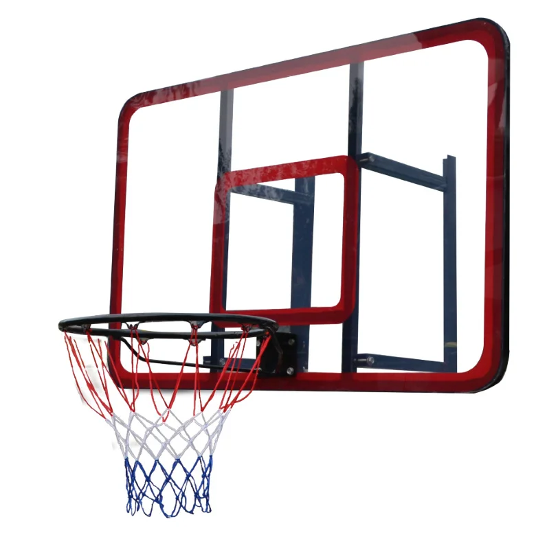 스포츠 농구 프레임 슈팅 가정용 실내 농구 표준 고정 벽걸이형 백보드