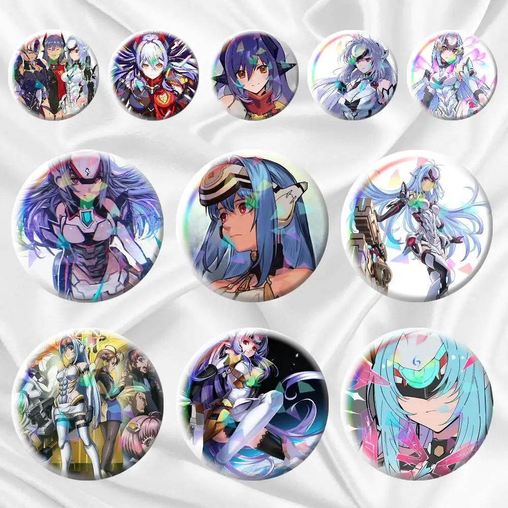 

Xenosaga Game Anime 75mm 58mm 44mm 25mm Brooch Backpack Hat Pins Accessories Toys Badge