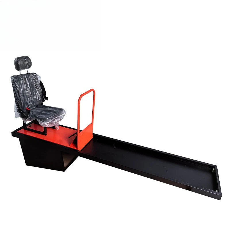 

Driving school vehicle seat belt protection collision experience device machine acceptance equipment