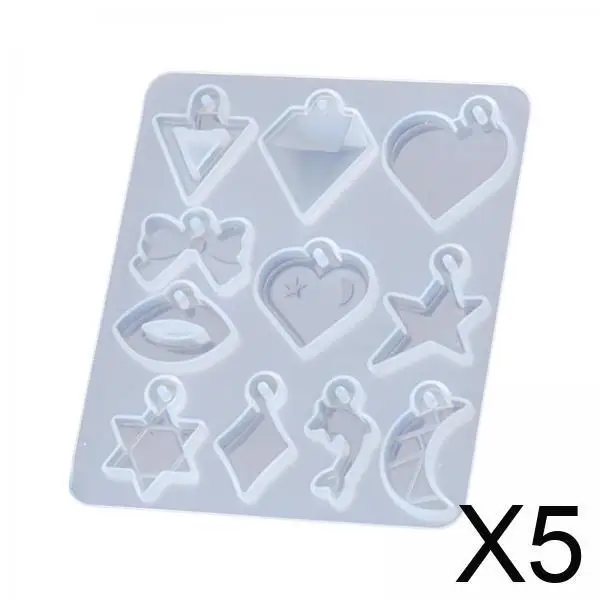 

Набор силиконовых форм для эпоксидной смолы для изготовления ювелирных изделий, подвесок и шармов своими руками, для подарков и вечеринок