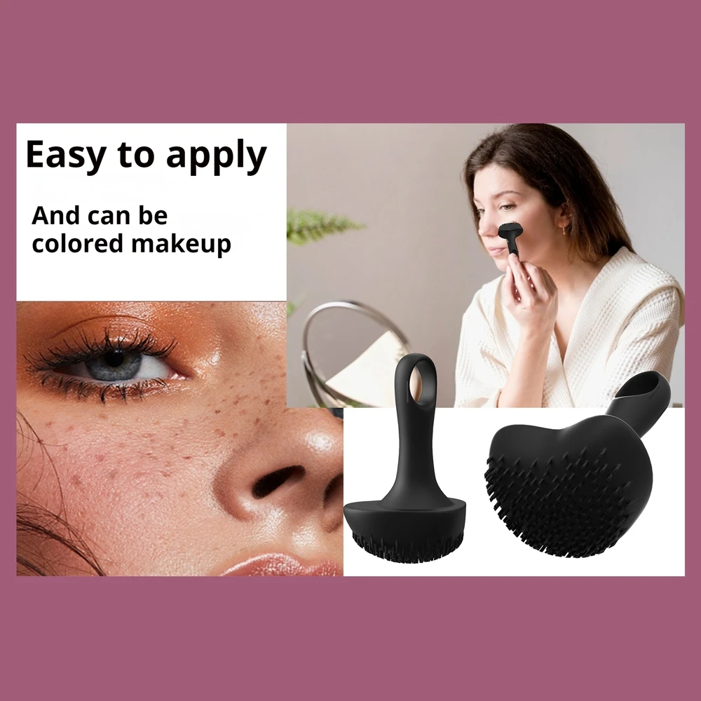 Silikon Sommersprossenstift Gesicht Körper Sommersprossen Stempel Lebensechte Sommersprossen Natürliche Simulation Fake Dot Spot Kamm Kosmetik Werkzeug