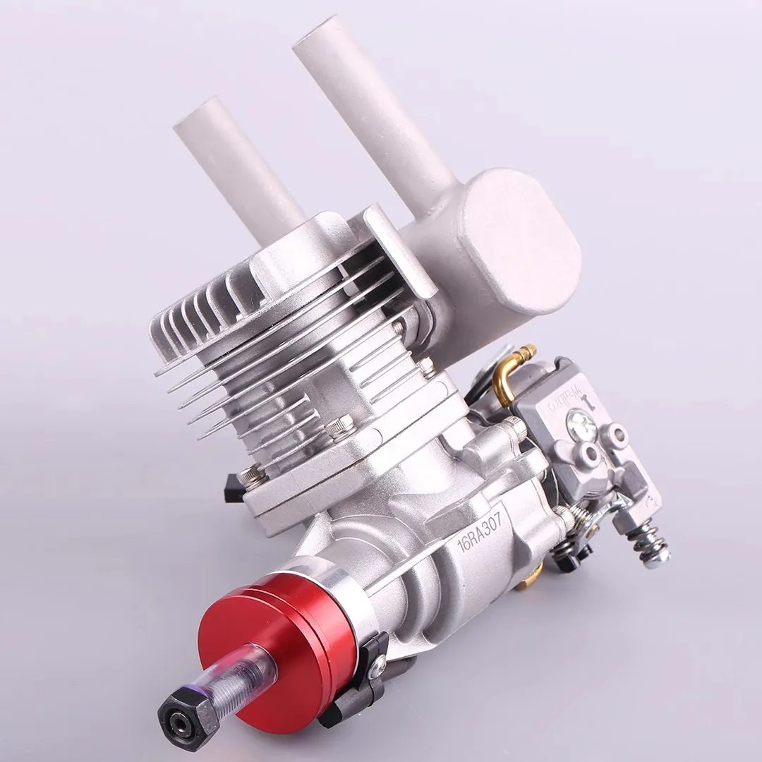 RCGF 16cc RE Single Cylinder 2-Stroke Rear Exhaust Gas Version Engine for RC Model Airplane Fixed Wing Aircraft Petrol Engine