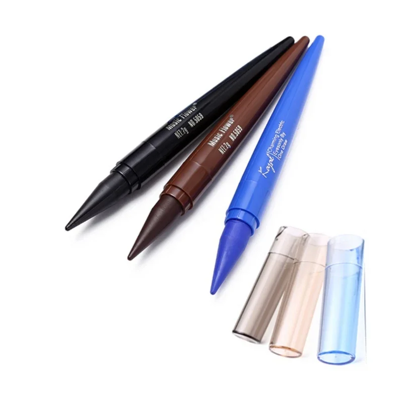 Gel Eye Liner Long-lasting Smudge-proof Black Blue Brown Eyeliner Cream Natural Make Up Blue Kajal Pencil Smoky Eyes Make Up