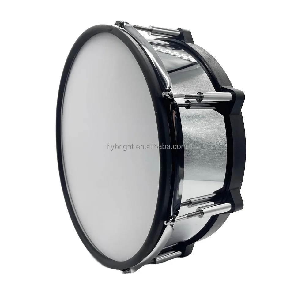 10 Inch Musical Instrument Electronic Electric Snare Tom Drums Set Kit Snare with Dual Zone  6 Point Trigger Plate