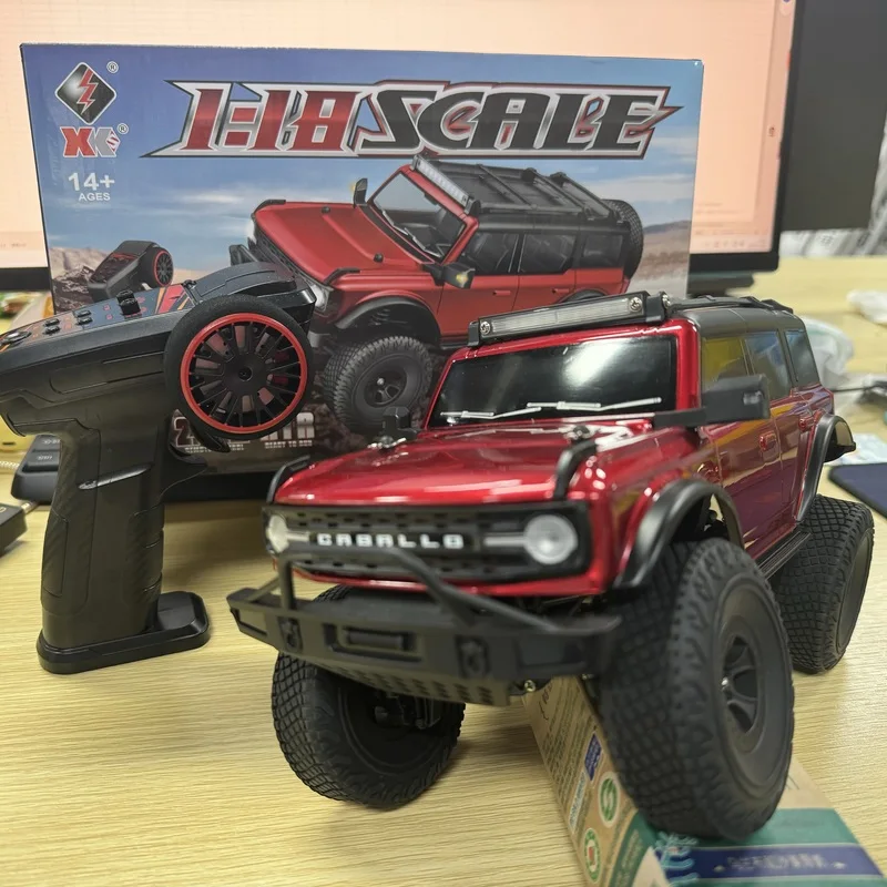 

1/18 RC Car 4WD RC Crawler Car 2-Speed Transmission Metal Wheels Professional Grade Remote Control Rock Crawler Off-Road Truck