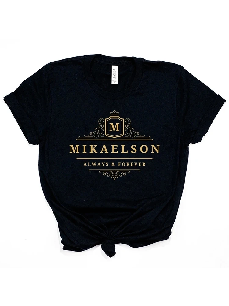 Vampire Diaries T-shirt Mikaelson Always and Forever Shirt Original Vampires Mystic Falls Tee Salvatore Brothers Shirts Fans Top