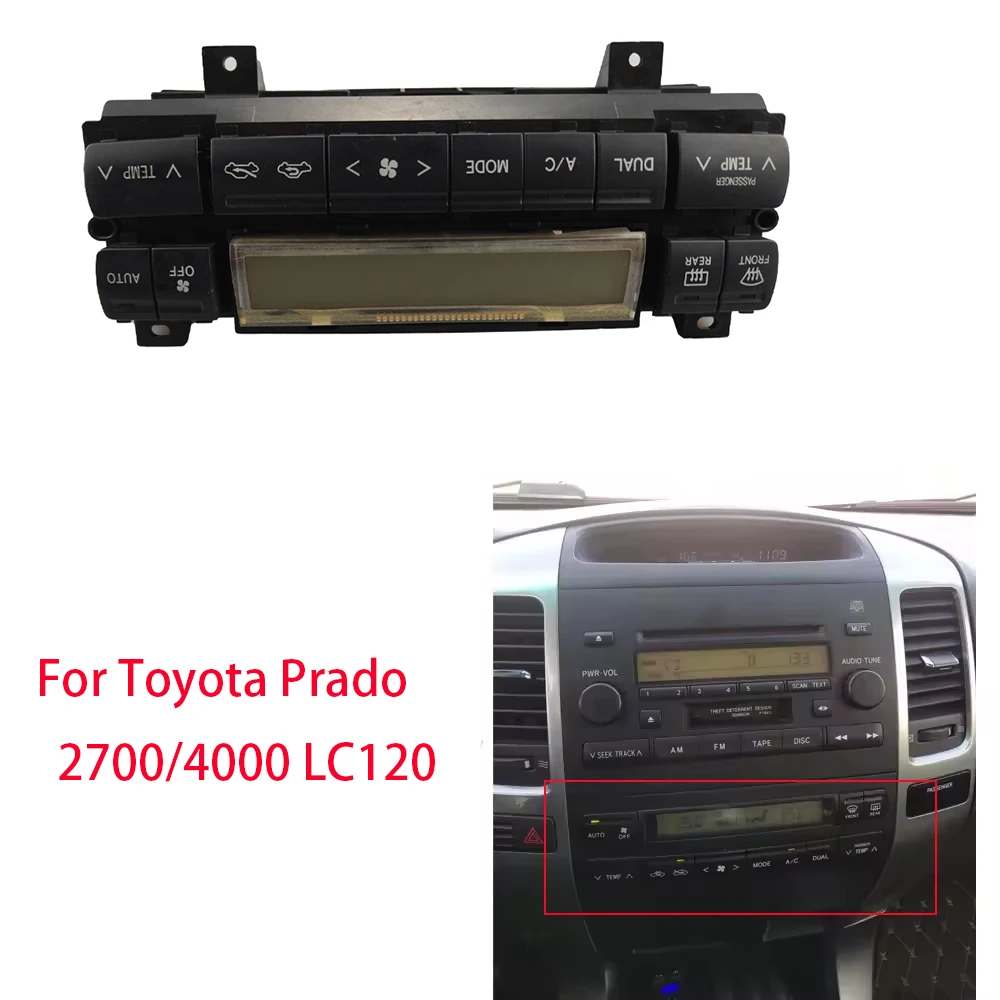 

For Toyota Prado 2700/4000 LC120 automatic air conditioning switch panel knob heating and cooling AC switch assembly