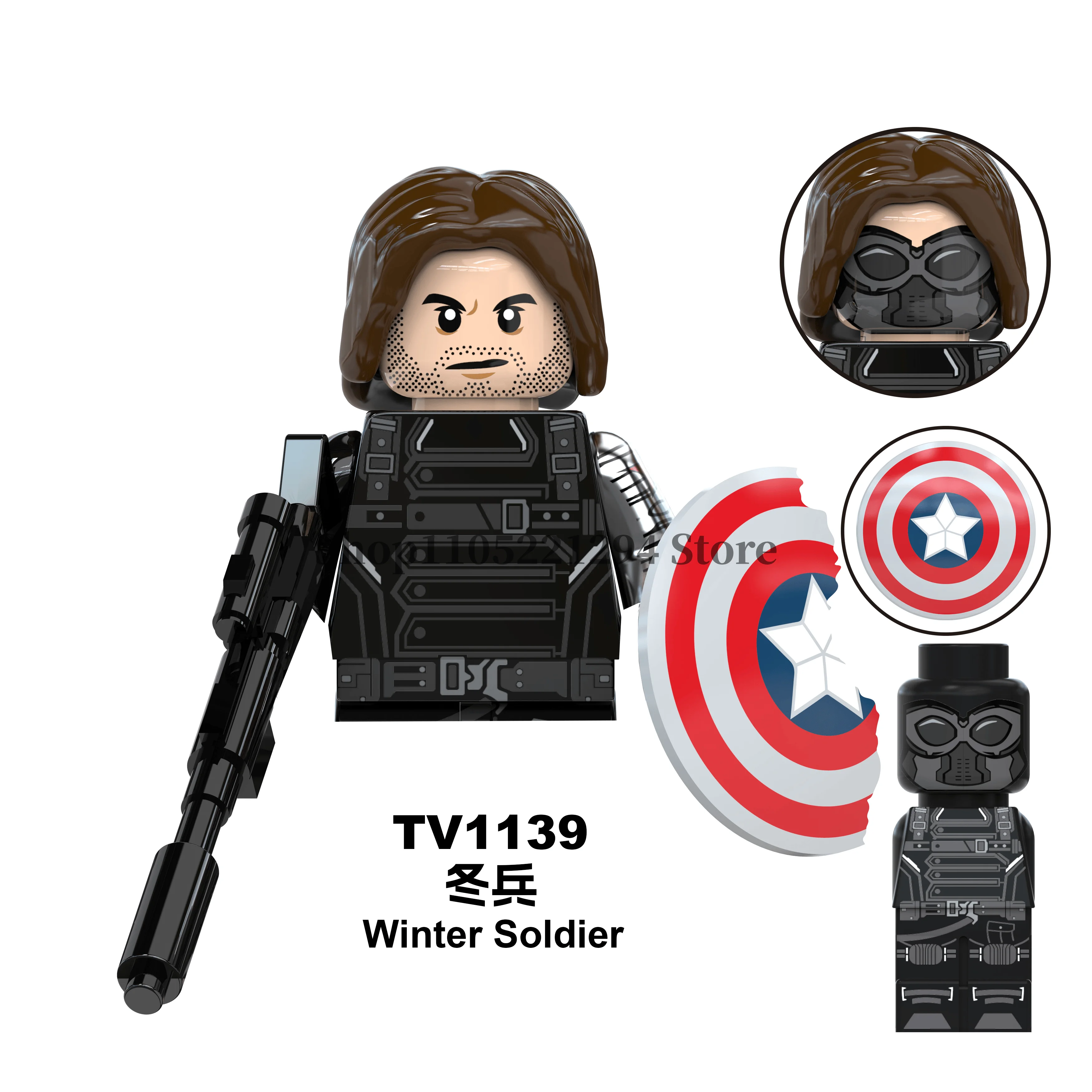 Neue Superhelden Marvel MINI-Bausteine Sammelspielzeug Scarlet Witch Super Skrull Deadshot Bauklötze Spielzeug Das beste Geschenk für einen Freund