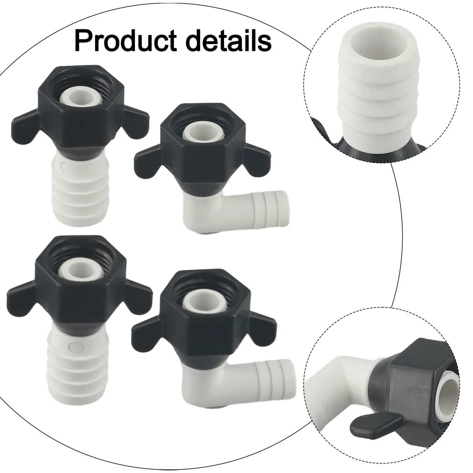 

Угловой поворотный фитинг Barb Elbow NPT для установки водяного насоса в автодомах, вращение на 360 градусов, термостойкий, для выходов 12 и 14 дюймов