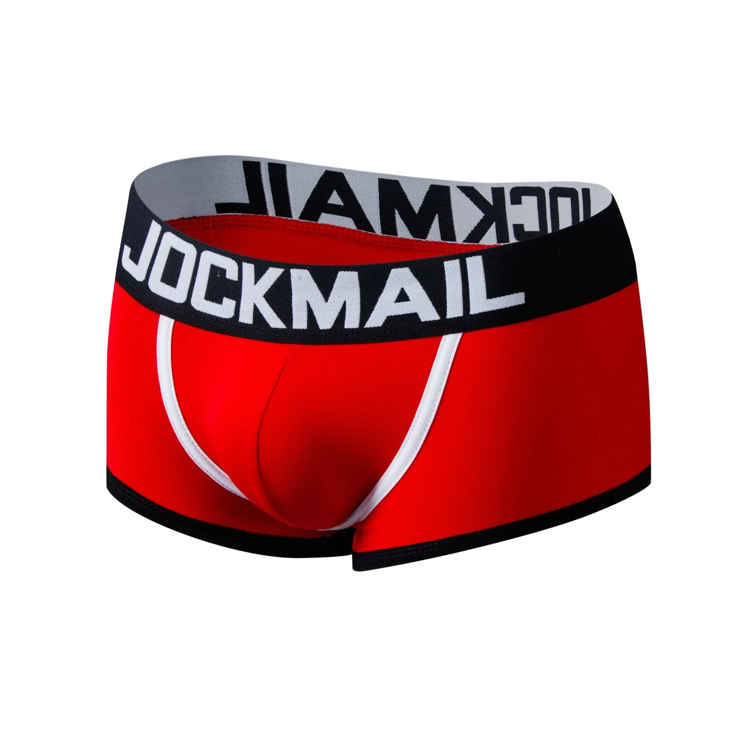 Трусы-боксеры Jockmail мужские эластичные, пикантное нижнее белье из чистого хлопка, открытые трусы, забавные трусы для гомосексуалистов