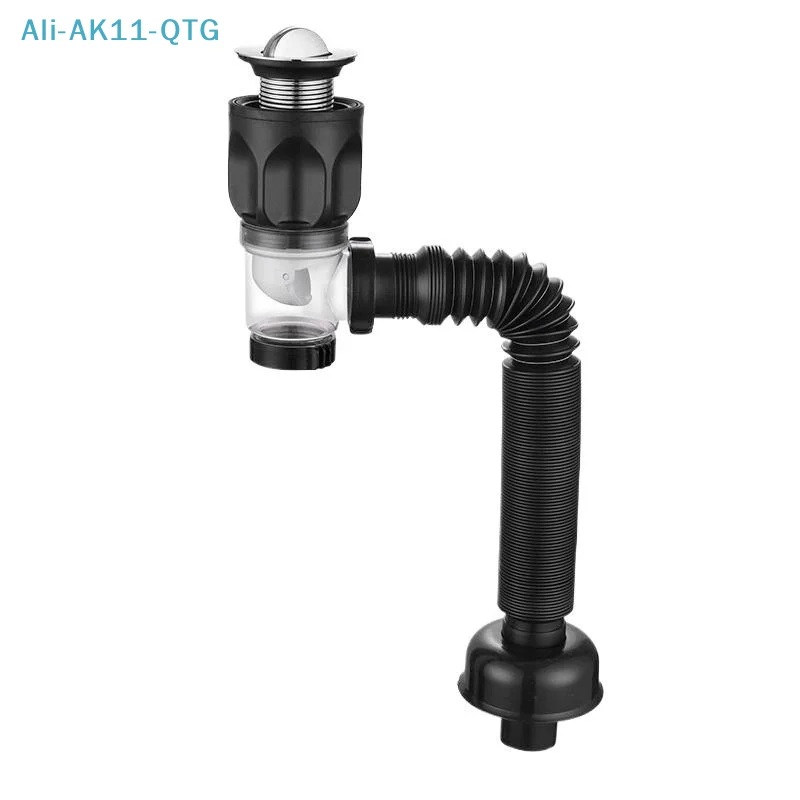 

Universal Flip Stainless Steel Washbasin Washbasin Sink Wall Drainage Pipe Kitchen Bathroom Accessories Anti Odor Drainage Pipe
