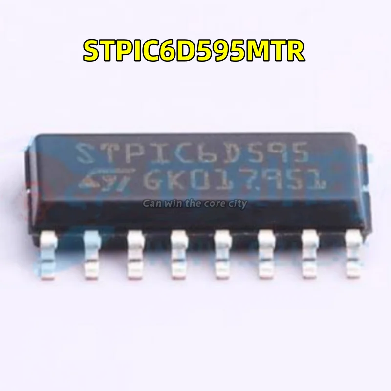 

1-100 PCS/LOT New original STPIC6D595MTR screen printing STPIC6D595 package: SO-16 serial to serial or parallel shift register