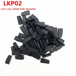 5/10pcs 3 in 1 functional Transponder chip LKP02 LKP 02 LKP-02 KD4D VVDI 4D Chip Clone/copy 4C/4D chip via Tango&KD-X2