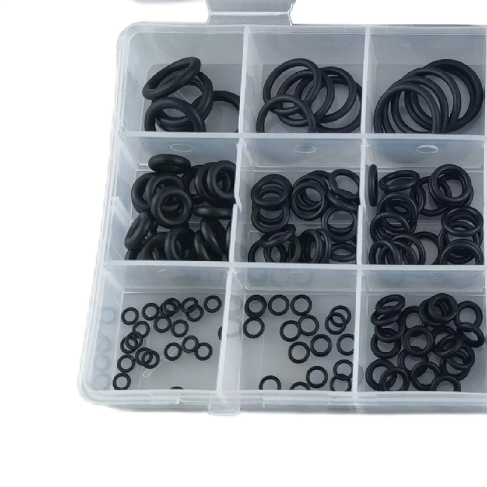 225 Pieces Rubber O Rings Assortment Set Durable Washer Gasket Set for Roller Automobile Vehicle Electrical Appliance Car Auto