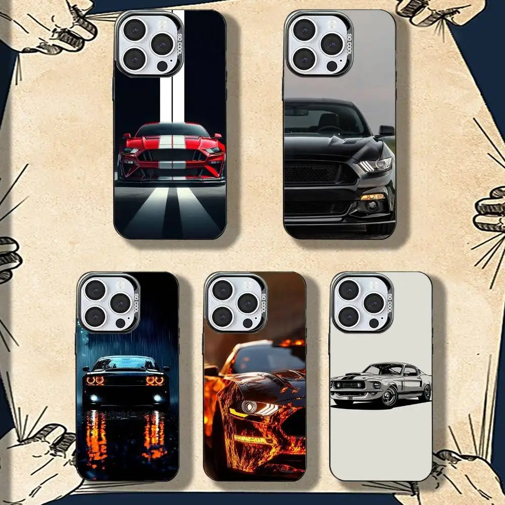 

M-Mustangs Car Phone Case For iPhone 16,15,14,13,12,11,8,7,Pro,Max,Plus,Mini,XS,SE Shockproof Matte Cover