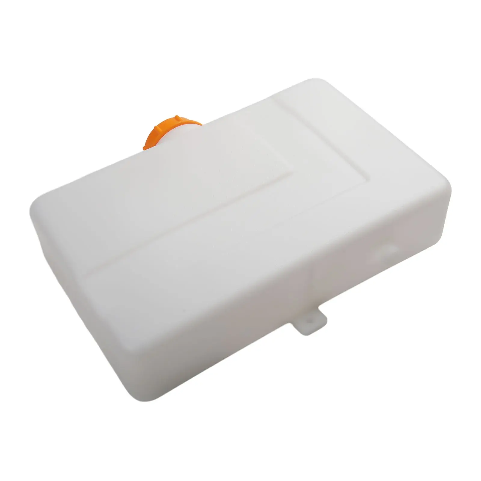 7L Portable Spare Tank Container Gasoline Oil Storage Jugs Tanks Plastic White For Most Motorhomes Car 330*241*76mm