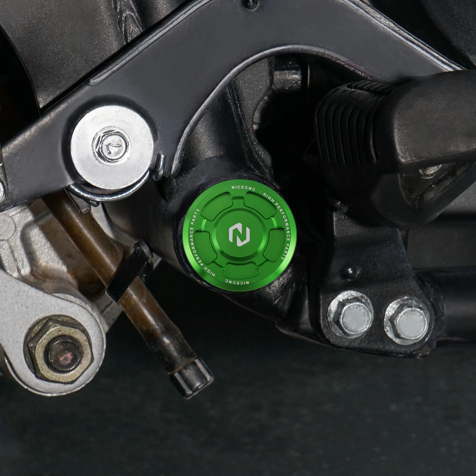 

Motorcycle Frame Hole Cover Caps Frame Plugs Frame Cap Set For Kawasaki KLR650 KLR 650 1987-2024 2023 2022 2021 2020