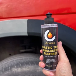 JB 24-Revêtement durable en plastique DominagroPolish pour la remise à neuf des caoutchoucs de voiture, brillance propre, noir brillant, détails de voiture