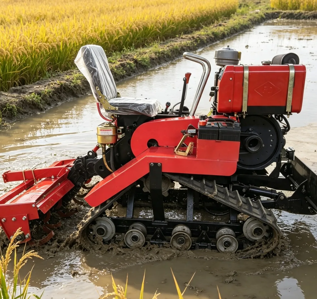Ride On Farm Rotary Tiller Multi‑Purpose Soil Loosening Cultivation Equipment