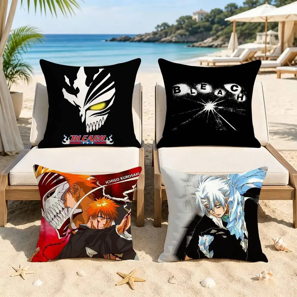 Ichigo Kurosaki Toshiro Hitsugaya BLEACH   pillow cover sofa cushion cover home room decoration children gift