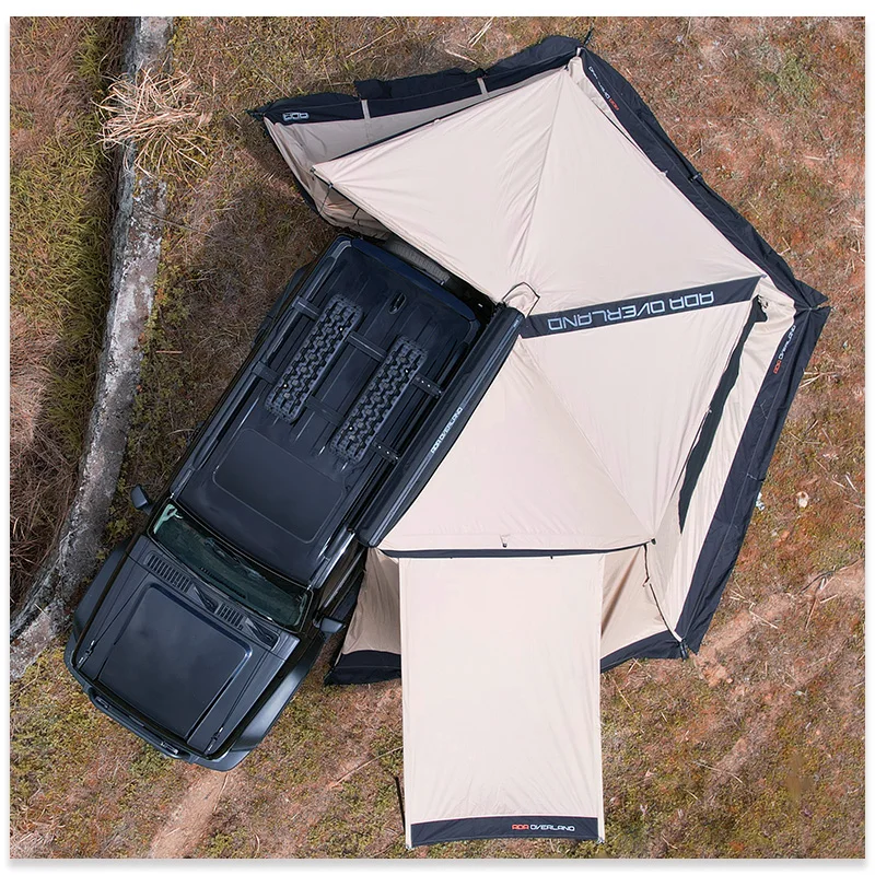Overland 270-degree EVA Hard-shell Waterproof Roof Side Awning, Suitable for Vehicles and Outdoor Adventures