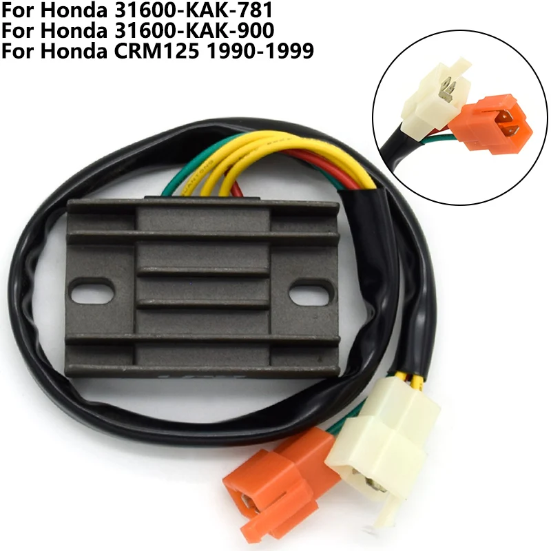 

Motos Voltage Regulator Rectifier For Honda CRM125 CRM 125 1990-1999 31600-KAK-781 31600-KAK-900