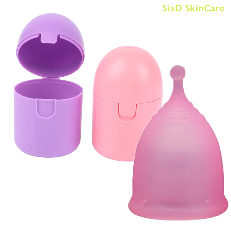 

Portable Menstrual Cup Sterelizer Disinfection Box Storage Bag Period Cup Case