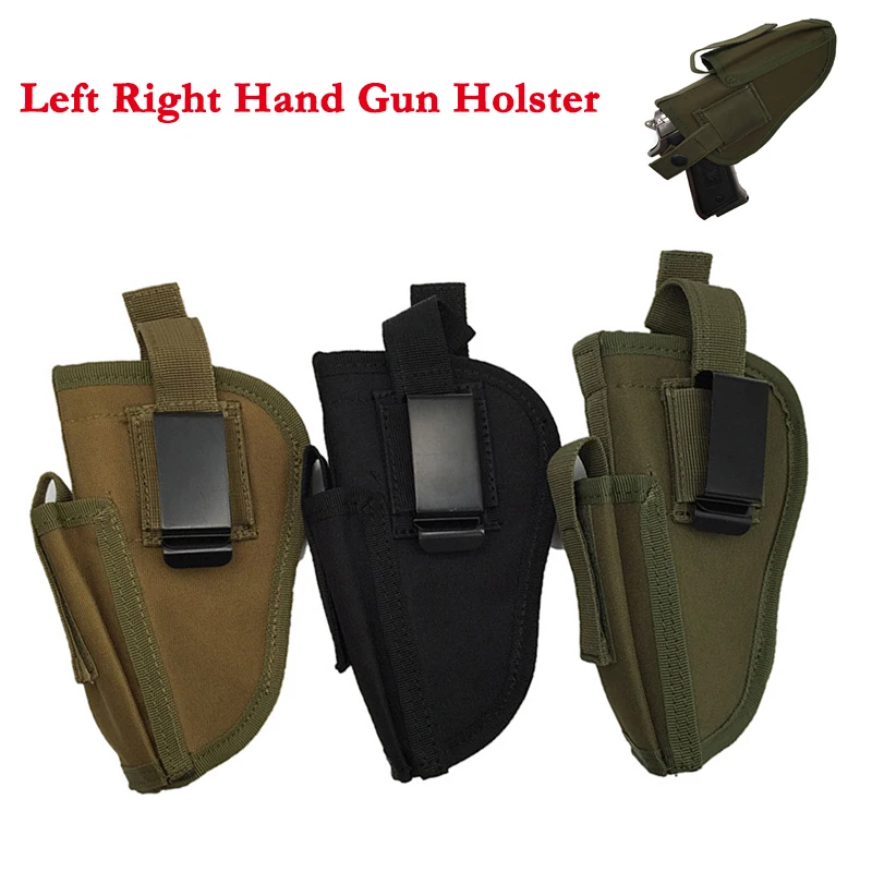 

Military Tactical Hidden Gun Carrying Leather Case Hunting Equipment Suitable for Glock 17 19 22 Sig Sauer P226 92 M9 Colt 1911