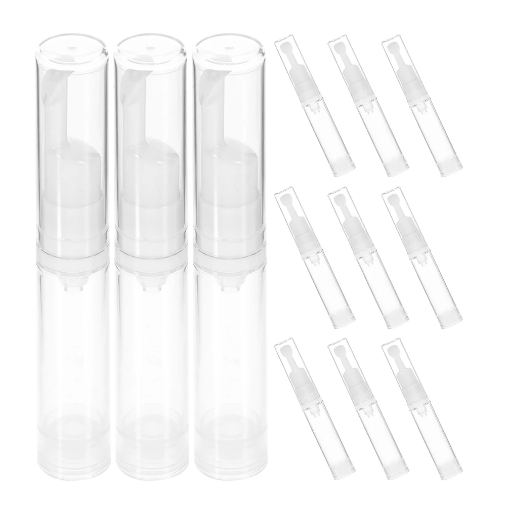 

12 Pcs Bottles Duckbilli Liquid Foundation Bottling Travel As Pump for Liquids