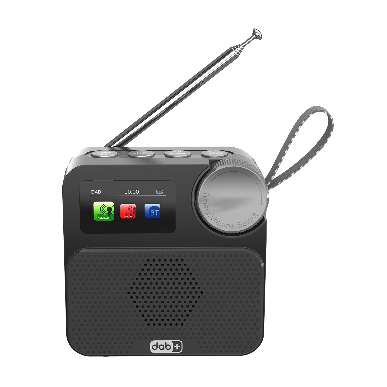 

Совместимое с Bluetooth интернет-радио FM с поддержкой Bluetooth, перезаряжаемое портативное FM-радио с цветным дисплеем 1,47 дюйма и внешней антенной-приемником.