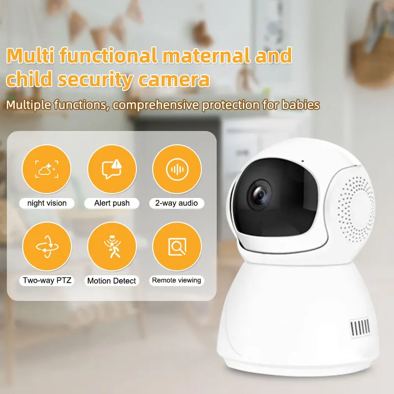 

Беспроводная Wi-Fi камера, умная домашняя IP-камера безопасности, беспроводная PTZ-камера, камера ночного видения, камера видеонаблюдения, камера для собак, радионяня