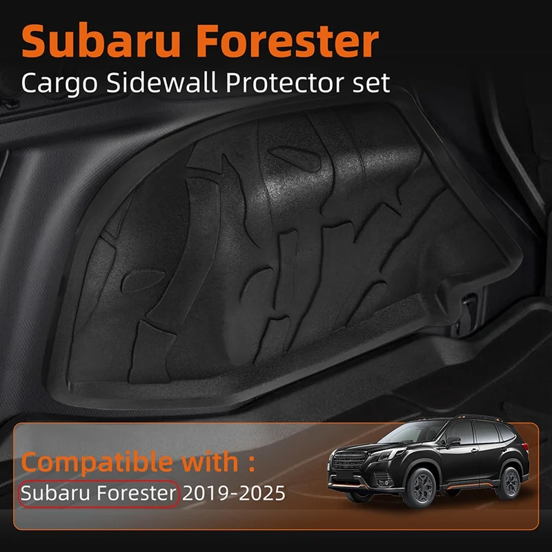 Super Sale 1 Pair J501SSJ340 Cargo Sidewall Protector Set for Subaru Forester 2019-2024