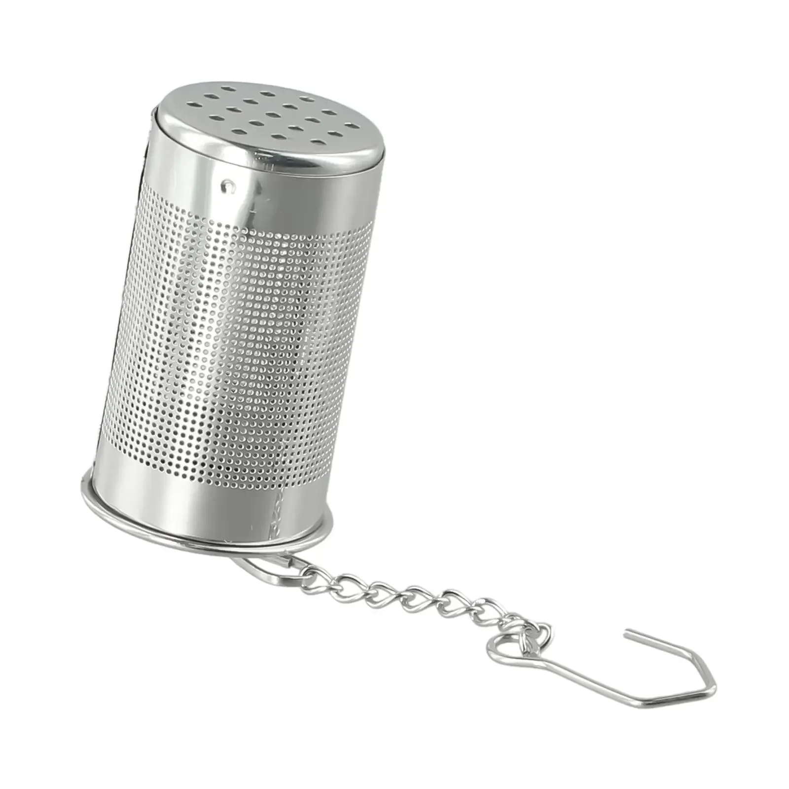 Filtro a rete in acciaio inossidabile da 40/65mm filtro a sfera per tè con foro a rete Extra Fine infusore per accessori da cucina per spezie da tè