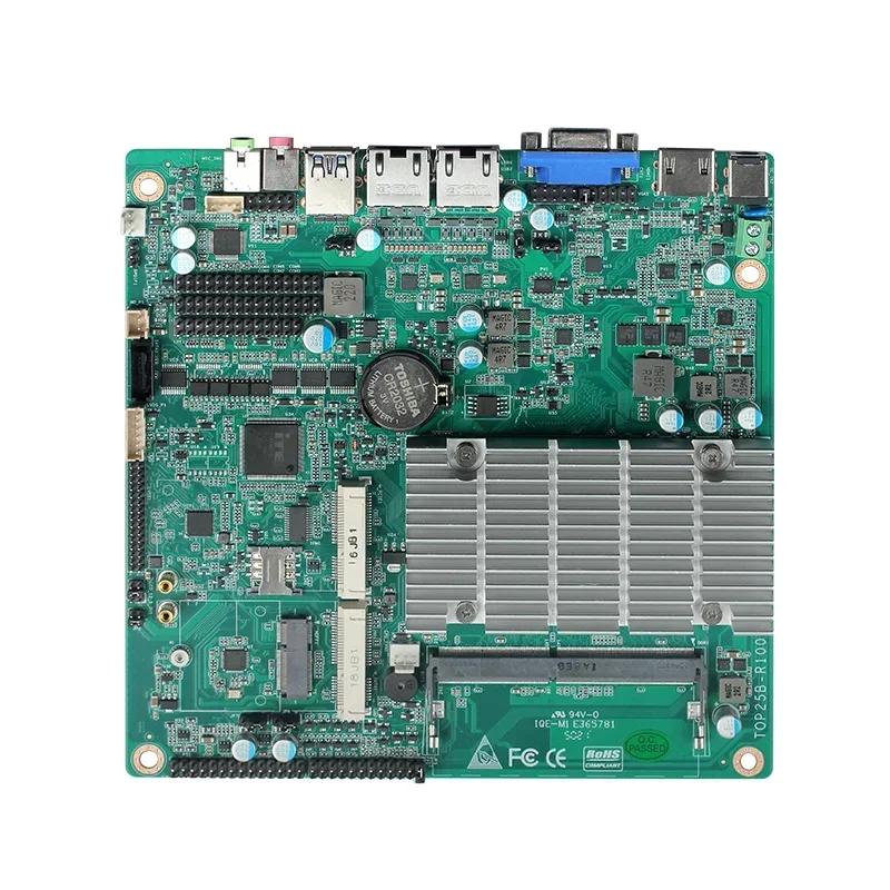 2026 Cheapest Mini ITX Industrial Motherboard J4125 X86 DDR4 8GB 2LAN H-D2.0 VGA for POS Machine Embedded Motherboard