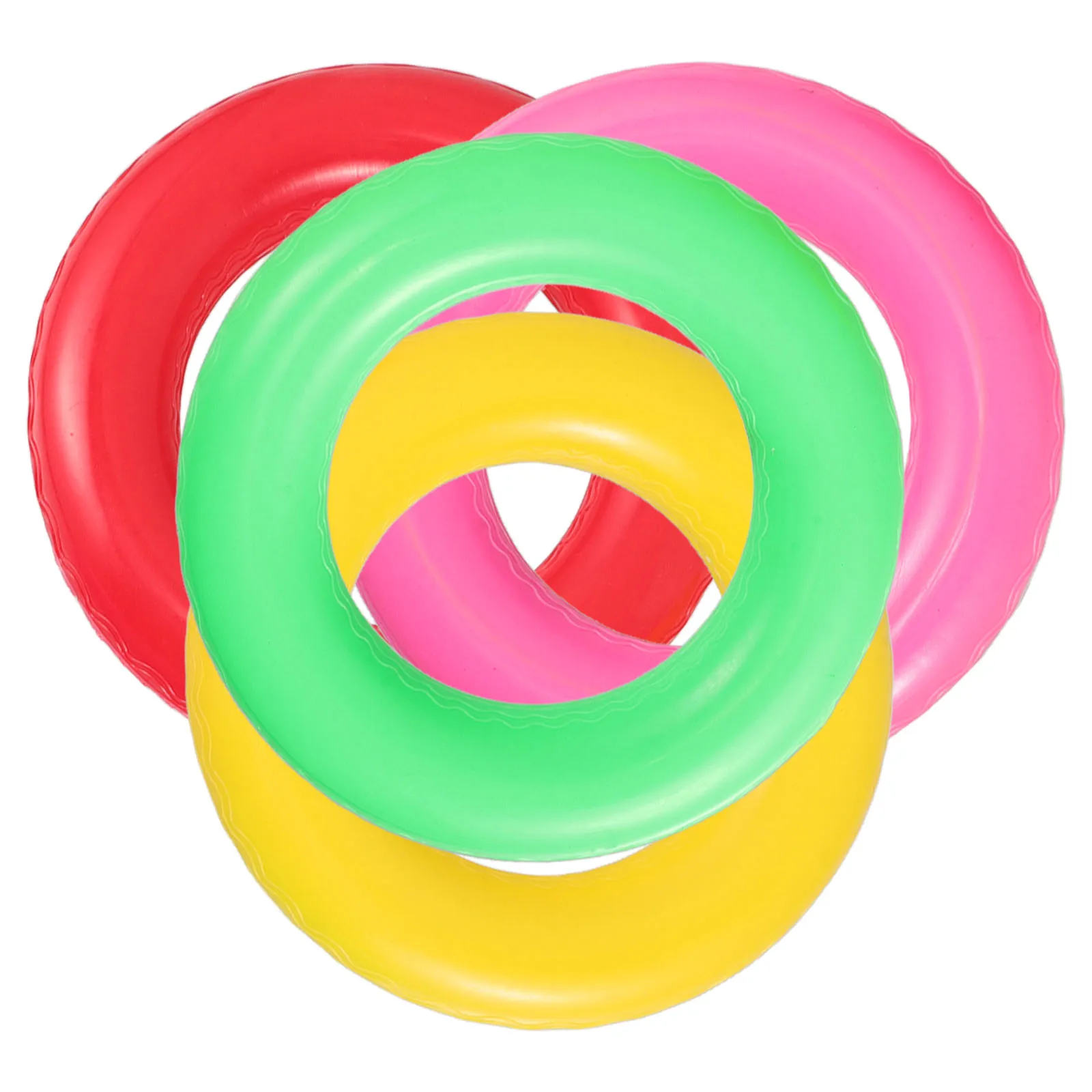 4 Pcs Relay Ring Fun Target Toys for Carnival Parties Backyard Games Bottle Toss Soft Party Favors