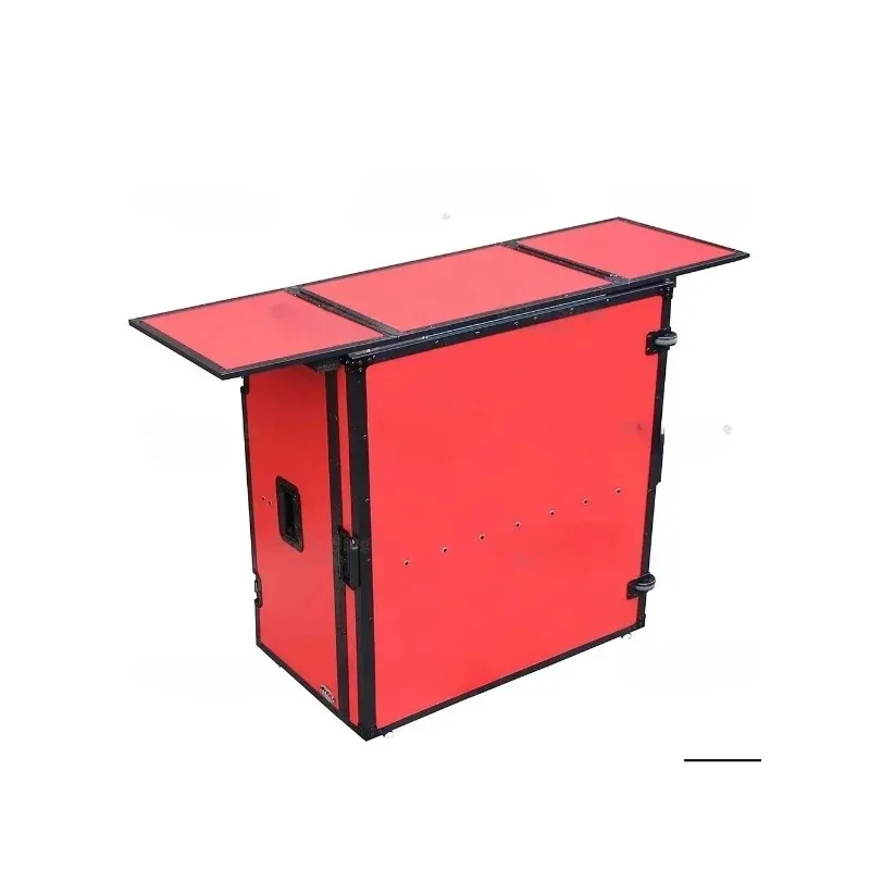 ProX XS DJSTN Portable DJ Table - Outdoor Nightclub Bar Air Box Cabinet Folding DJSTN pro Portable Disc Jockey Table