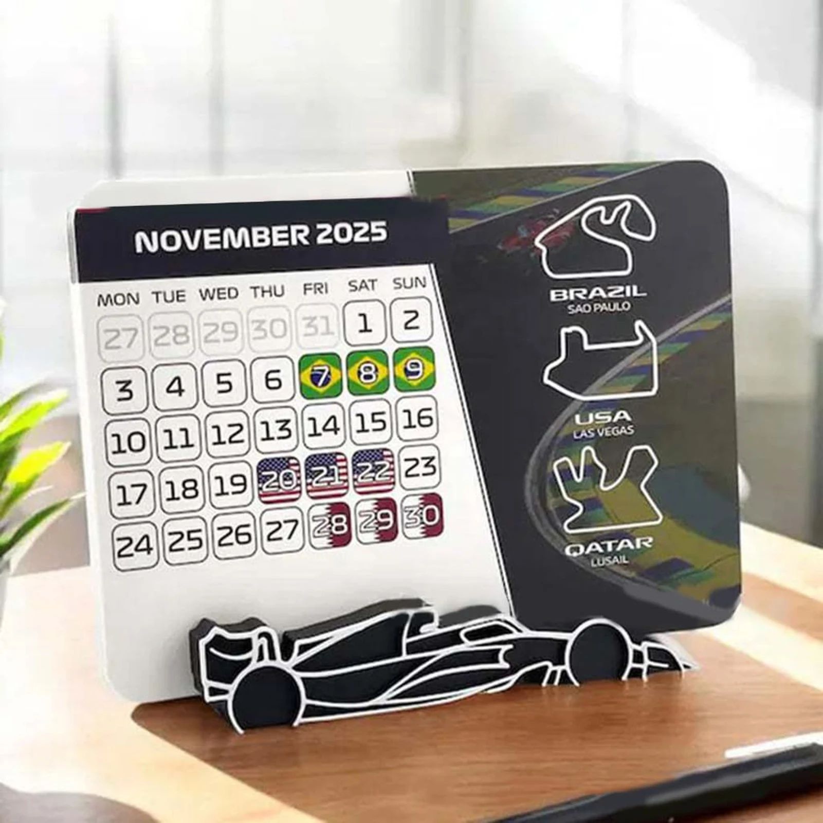 

Календарь для спортивных мероприятий на 2025 год. Гоночный бумажный календарь F1. Настольная станция. Календарь. Украшение дома. Календарь Formula Racing. 2025 г.