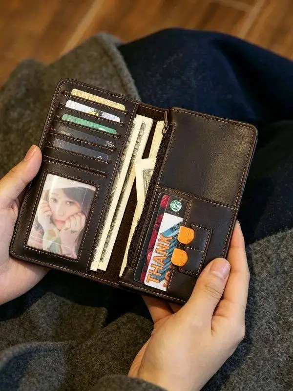 retro-style-long-genuine-leather-wallet-multi-function-large-capacity-mad-leather-business-handheld-bag-money-clip-inte