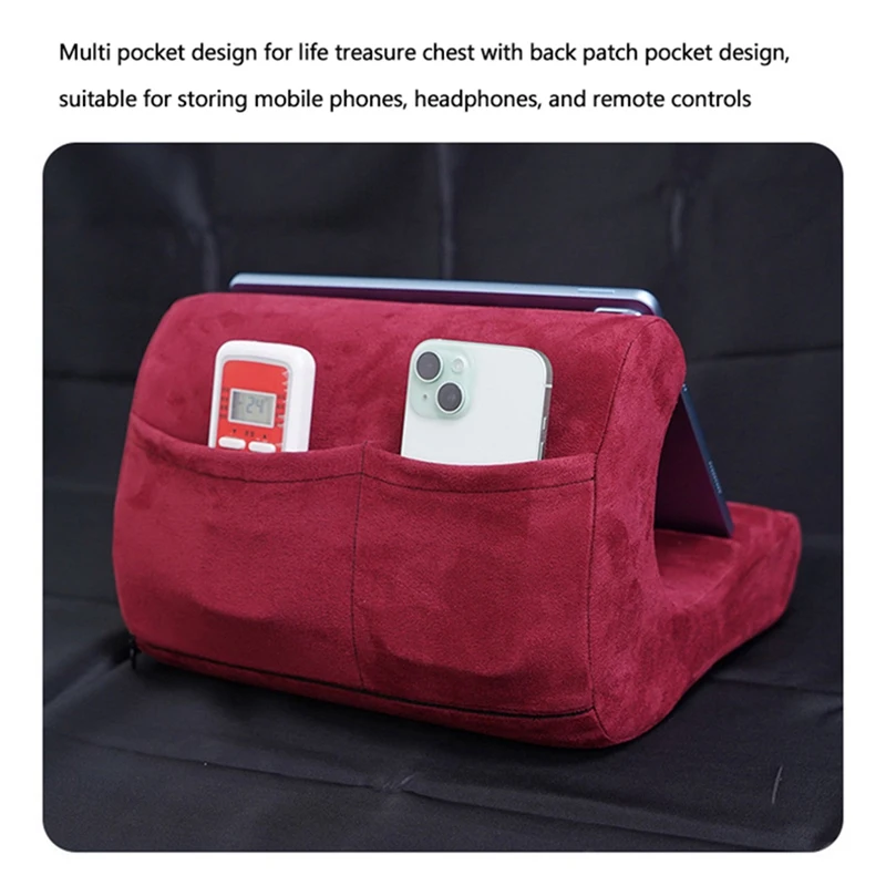 Supporto per tablet con cuscino in spugna multi-angolo Staffa per supporto per cuscino per tablet da lettura