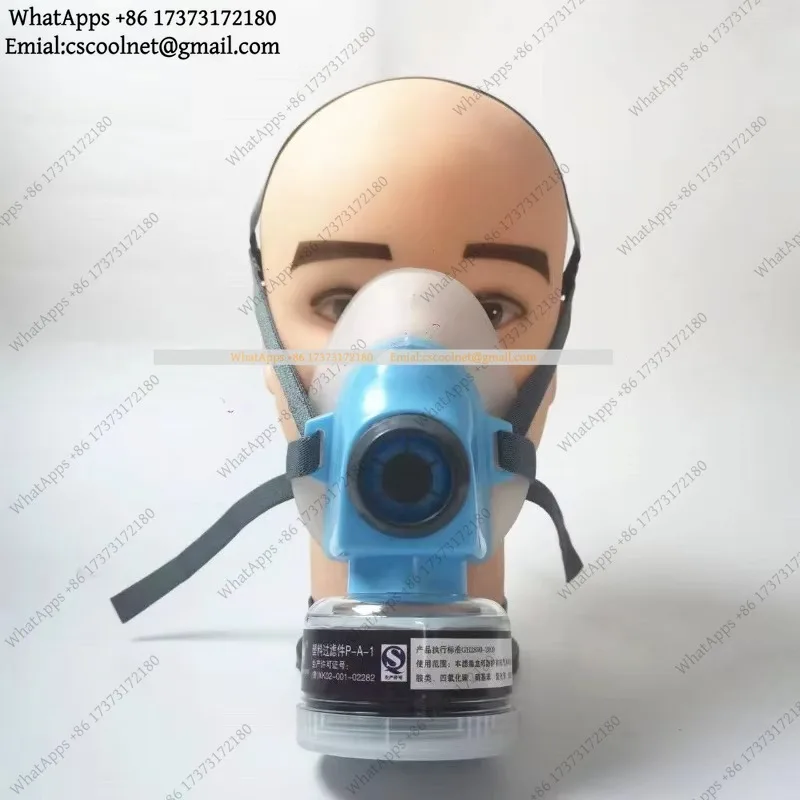 k06 Lightweight Gas Half Mask Replaceable Activated Carbon Filter Box For 2596 Spray Paint Formaldehyde Chemical