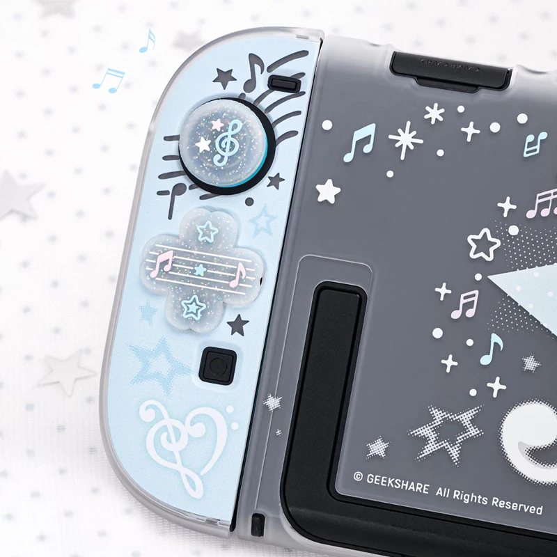Memories of Notes Matte Hard Front Back Cover Shell Protector For Nintendo Switch 2 NS2 Joy-con Game Controller Protective Case