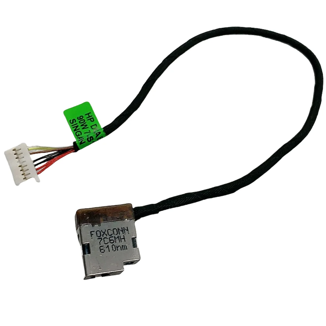 Original DC Power Jack Cable For HP Pavilion 15-AB 15-AK 15T-AB 15T-AK 15Z DC socket with c
