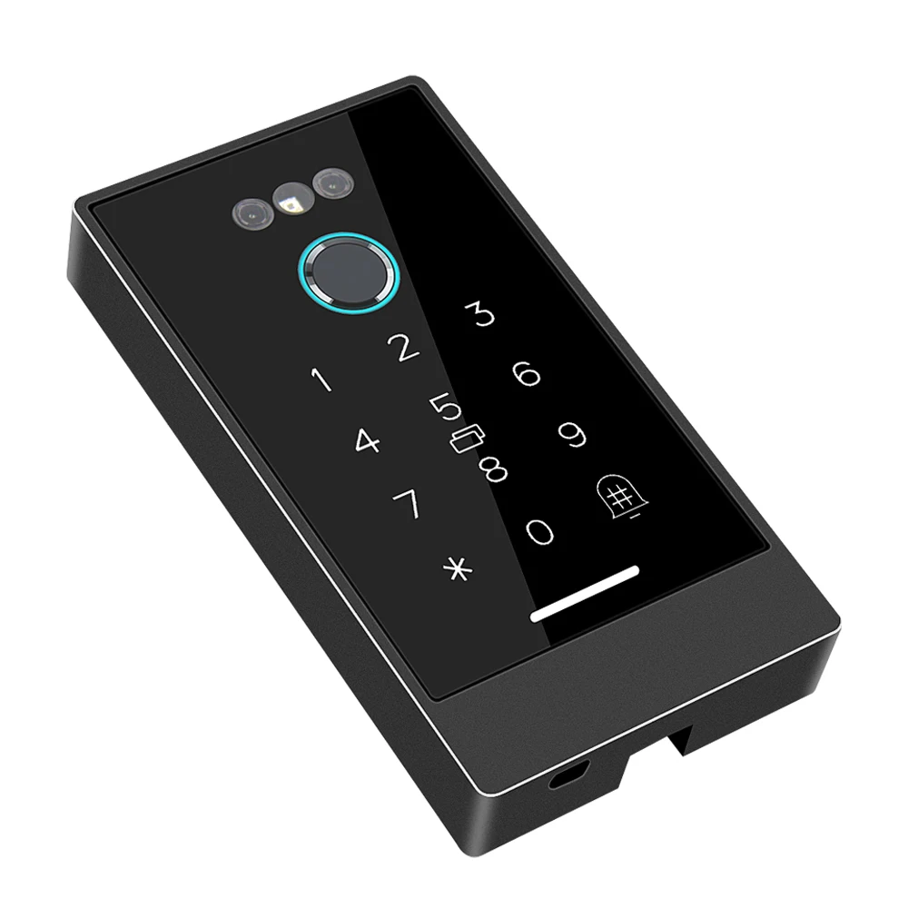 Bluetooth TTLOCK Fingerprint Facial Access Control Password RFID Card Mobile Phone App Open Biometric Door Lock Time Record