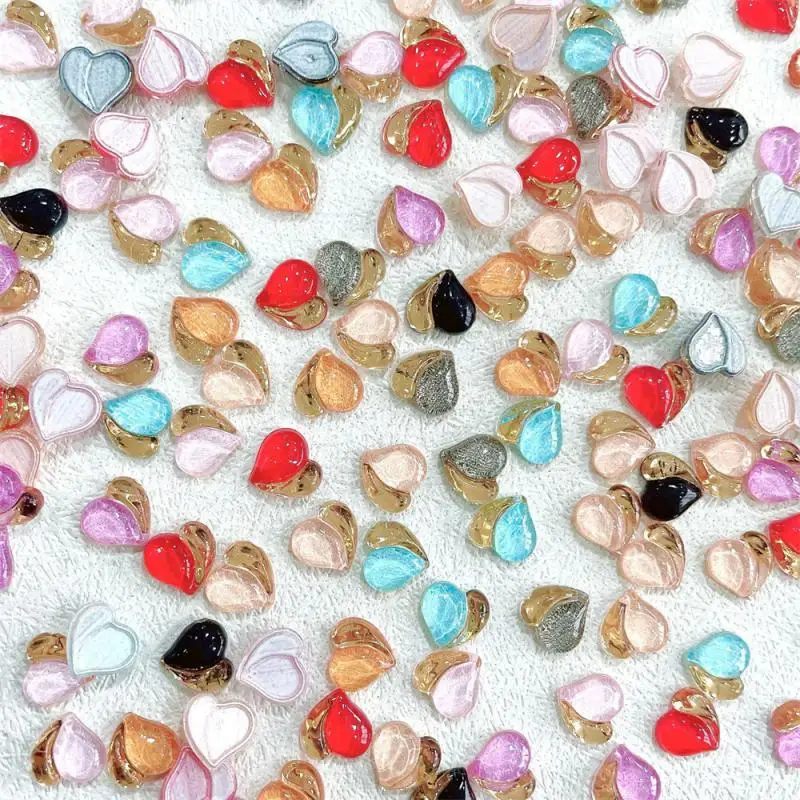 3d niedliche Maniküre dekorative Nägel Nagel aufkleber stark und robust einfach zu bedienen herzförmig nicht leicht zu fallen