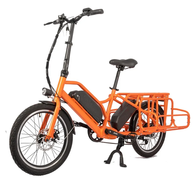 Bicicleta eléctrica con marco de aleación de acero, barata, 250W, 350W, 500W, batería dual, entrega de largo alcance, 2 ruedas, venta al por mayor