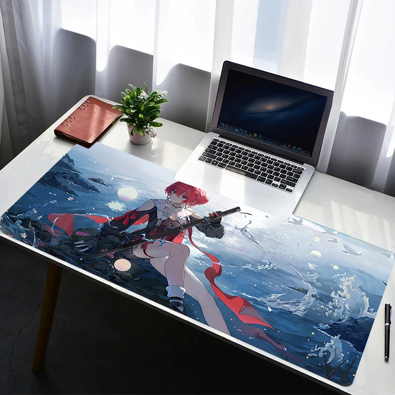 

Mouse Pad Laptop Non Slip Extended Desktop Mouse Mat PC Anime Keyboard Pad W-wuthering Waves Danjin Gaming Accessories Mousepad