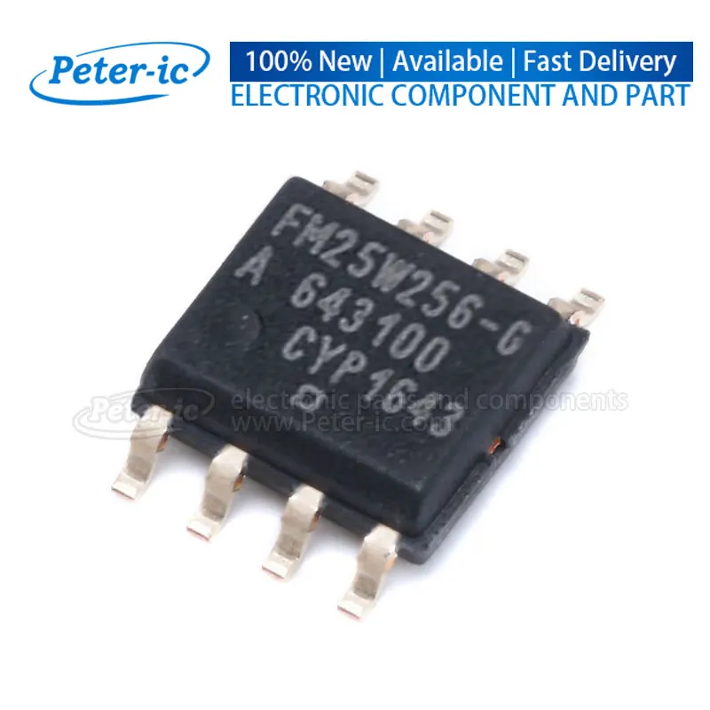 FM25W256-GTR FM25W256-G SOIC-8 2.7V to 5.5V 256Kbit 20MHz SPI Interface FRAM Available Peter-ic(1pcs)