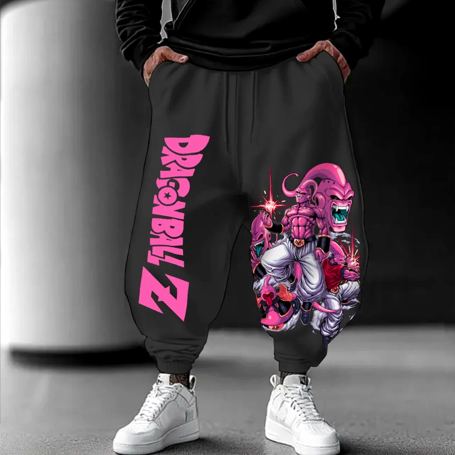 

2026 Summer Dragon Ball Z Majin Buu 3D Print Joggers, Quick Dry Oversized Hiking Fitness Casual Sports Pants for Men Kids Y2k