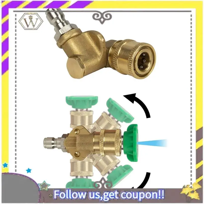 

ABXV-омыватель высокого давления, металлические насадки для распыления воды, копье, быстродействующие насадки, вращающаяся турбонасадка для Karcher K